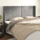 vidaXL Zaglowek uszak jasnoszary 203x16x118/128 cm aksamit