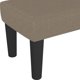 vidaXL Panchis, taupe, 100x30x30 cm, tapicerowana tkanina