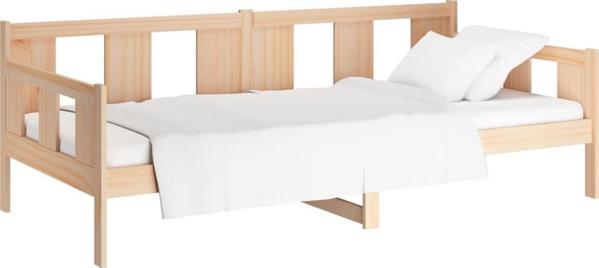 vidaXL Κρεβάτι ημέρας από μασίφ πεύκο 90x190 cm