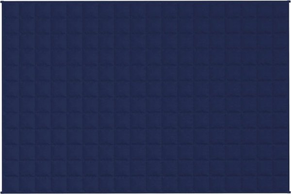 vidaXL Βαρυτικό πάπλωμα, μπλε, 122x183 cm, 5 kg, ύφασμα