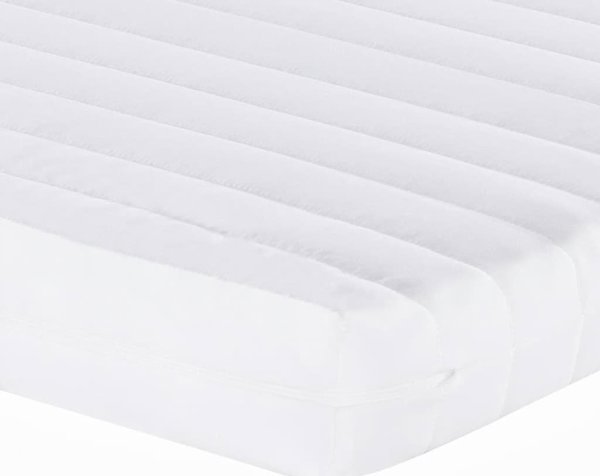 vidaXL Στρώμα αφρού, λευκό, 80x210 εκ, 7 ζωνών, σκληρότητα 20 ILD