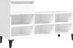 vidaXL Ράφι για παπούτσια 102x36x60 cm, λευκό, υλικό ξυλοσανίδας