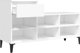 vidaXL Ράφι για παπούτσια 102x36x60 cm, λευκό, υλικό ξυλοσανίδας