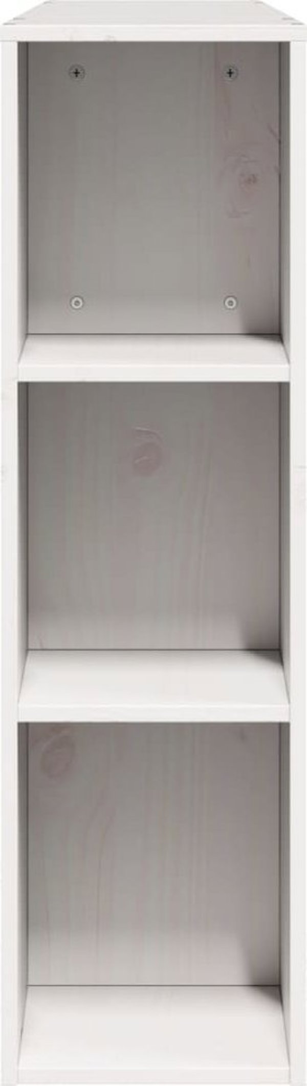 vidaXL Κεφαλάρι κρεβατιού με ράφια λευκό 120 cm ξύλο πεύκου