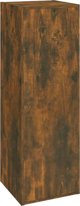 vidaXL Κονσόλα τηλεόρασης, καπνιστή δρυς, 30,5x30x90 cm