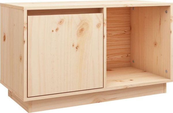 vidaXL Szafka pod telewizor, 74x35x44 cm, lite drewno sosnowe