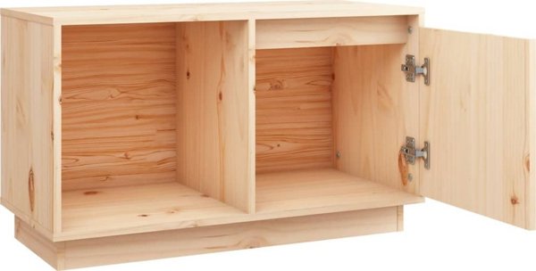 vidaXL Szafka pod telewizor, 74x35x44 cm, lite drewno sosnowe