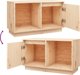 vidaXL Szafka pod telewizor, 74x35x44 cm, lite drewno sosnowe