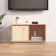 vidaXL Szafka pod telewizor, 74x35x44 cm, lite drewno sosnowe