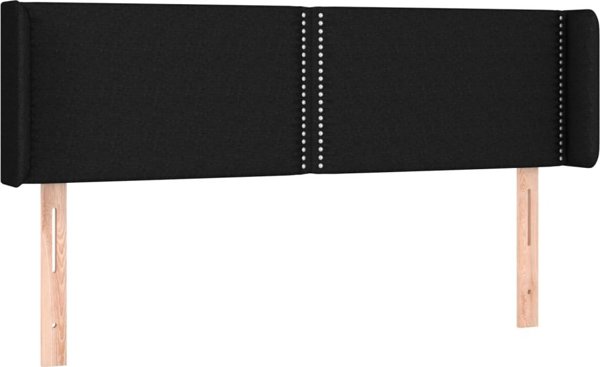 vidaXL Υποστήριγμα Καρέκλας Uszak, Μαύρο, 147x16x78/88 εκ, Ύφασμα