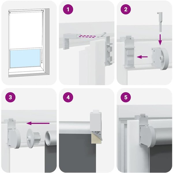 vidaXL Ρόλερ συσκότισης 130x210 εκ