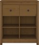 vidaXL Ντουλάπι, μελί καφέ, 70x35x80 εκ, μασίφ πεύκο