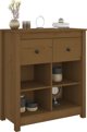 vidaXL Ντουλάπι, μελί καφέ, 70x35x80 εκ, μασίφ πεύκο