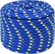 vidaXL Σχοινί ιστιοπλοΐας, μπλε, 14 mm, 25 m, πολυπροπυλένιο