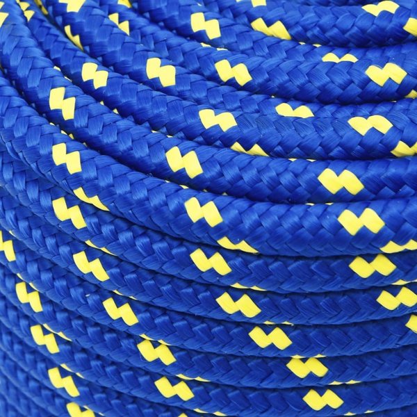 vidaXL Σχοινί ιστιοπλοΐας, μπλε, 14 mm, 25 m, πολυπροπυλένιο