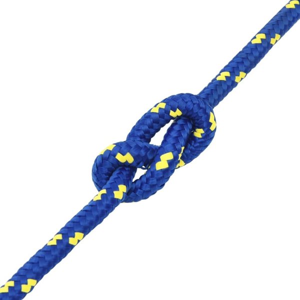 vidaXL Σχοινί ιστιοπλοΐας, μπλε, 14 mm, 25 m, πολυπροπυλένιο
