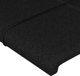 vidaXL Κεφαλάρια κρεβατιού, 2 τμχ., μαύρα, 80x5x78/88 cm, ύφασμα