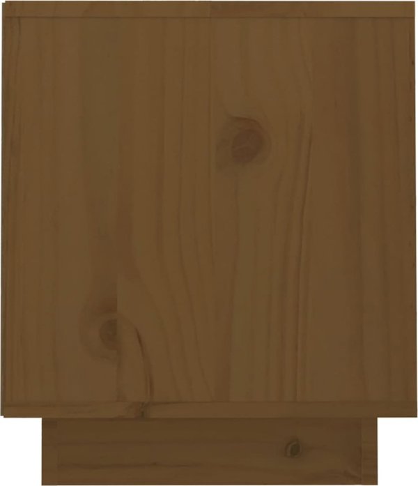 vidaXL Ντουλάπι για Τηλεόραση, Μέλι Καφέ, 70x34x40 cm, Ξύλο Πεύκου
