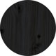 vidaXL vidaXL Stolik kawowy, czarny,  35x35 cm, lite drewno sosnowe