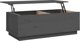 vidaXL vidaXL Stolik kawowy, szary, 100x50x35 cm, lite drewno sosnowe