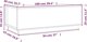 vidaXL vidaXL Stolik kawowy, szary, 100x50x35 cm, lite drewno sosnowe