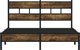 vidaXL Κρεβάτι με κεφαλάρι χωρίς στρώμα 140x190 cm, δρυς σονόμα