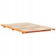 vidaXL Σκελετός κρεβατιού κερωμένο καφέ 135 x 190 cm μασίφ ξύλο πεύκου