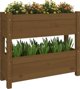vidaXL Donica μελιτζανί 77x25x66 cm από μασίφ πεύκο