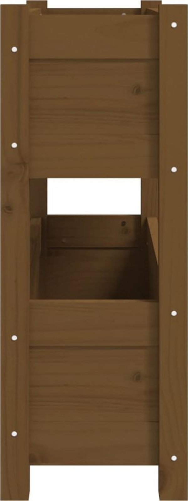 vidaXL Donica μελιτζανί 77x25x66 cm από μασίφ πεύκο
