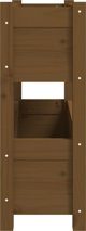 vidaXL Donica μελιτζανί 77x25x66 cm από μασίφ πεύκο
