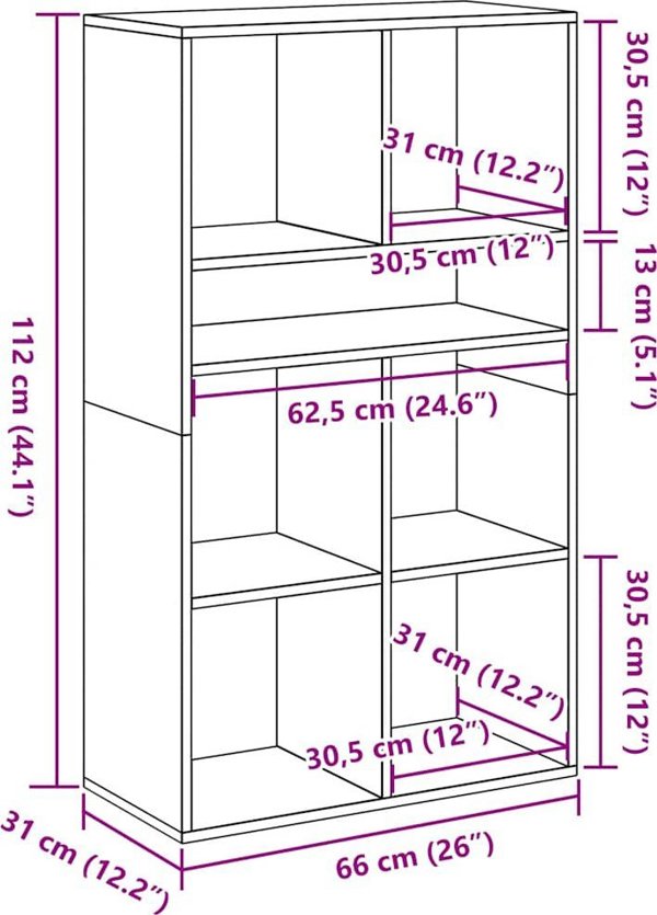 vidaXL Vivianlothiki mavri 66x31x112 ek xylino yliko