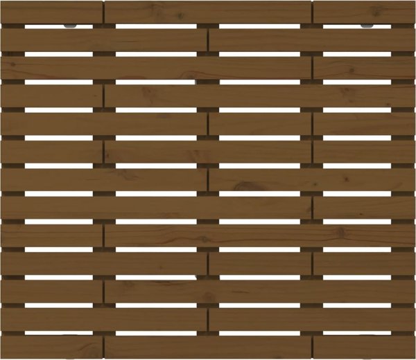 vidaXL Κεφαλάρι Κρεβατιού, Καφέ Μέλι, 141x3x91,5 cm, Πεύκο