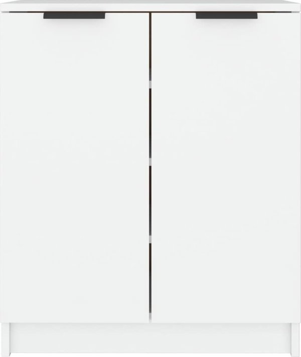 vidaXL Ντουλάπι για παπούτσια, λευκό, 59x35x70 cm, υλικό ξυλείας