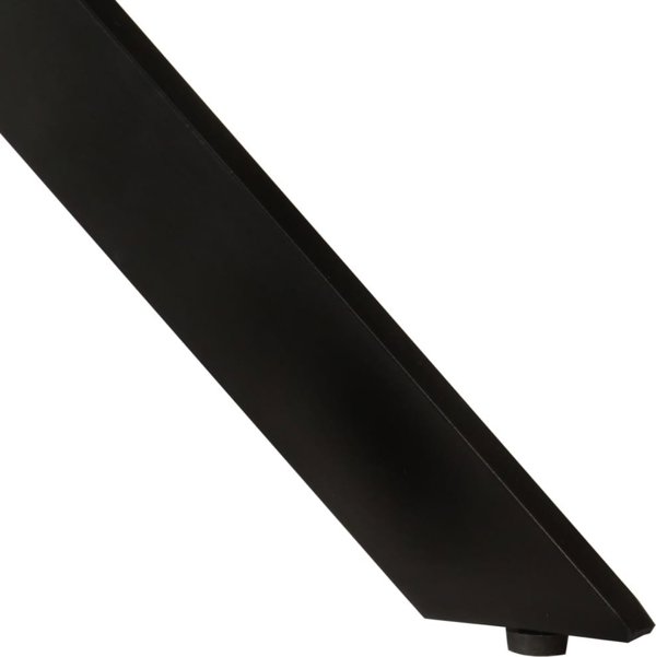 vidaXL Τραπέζι τραπεζαρίας 110x78 cm από ανακυκλωμένο μασίφ ξύλο και ατσάλι