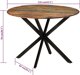vidaXL Τραπέζι τραπεζαρίας 110x78 cm από ανακυκλωμένο μασίφ ξύλο και ατσάλι