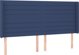 vidaXL Zaglowek do lozka z LED, mple, 203x16x118/128 cm, tkanina