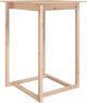 vidaXL Stolik barowy, 80x80x110 cm, lite drewno sosnowe