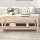 vidaXL vidaXL Stolik kawowy, 110x55x45 cm, lite drewno sosnowe