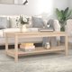 vidaXL vidaXL Stolik kawowy, 110x55x45 cm, lite drewno sosnowe