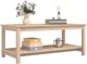 vidaXL vidaXL Stolik kawowy, 110x55x45 cm, lite drewno sosnowe