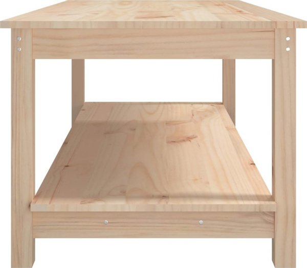 vidaXL vidaXL Stolik kawowy, 110x55x45 cm, lite drewno sosnowe