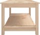 vidaXL vidaXL Stolik kawowy, 110x55x45 cm, lite drewno sosnowe