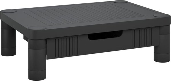 vidaXL vidaXL Podstawka pod monitor, czarna, 43x30,5x13 cm