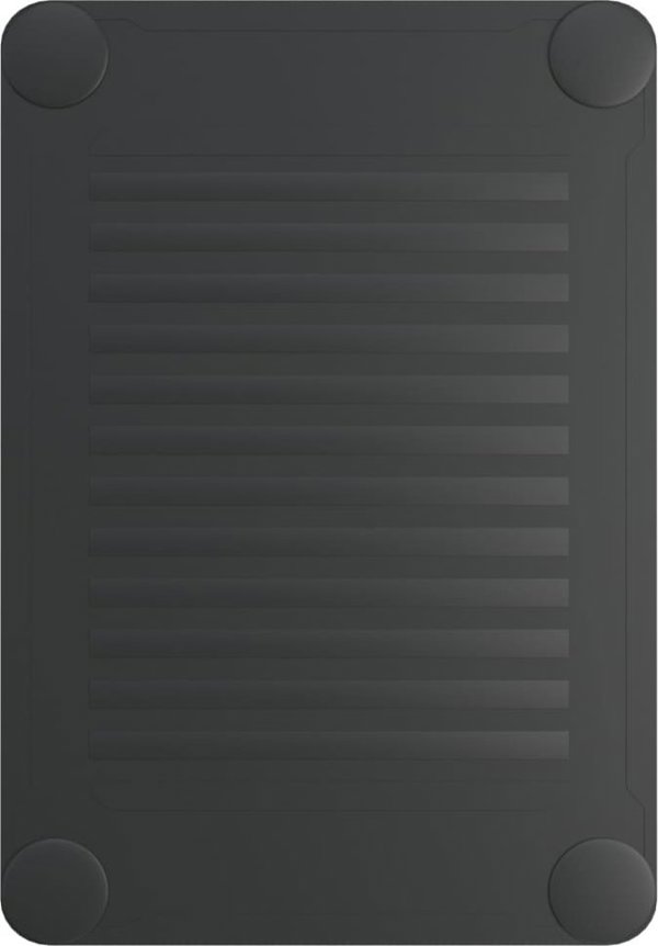 vidaXL vidaXL Podstawka pod monitor, czarna, 43x30,5x13 cm