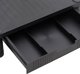 vidaXL vidaXL Podstawka pod monitor, czarna, 43x30,5x13 cm