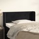 vidaXL Zaglowek uszak, czarny, 83x16x78/88 cm, aksamit