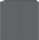 vidaXL Αναδιπλουμενα κουτια, 10 τμχ, γκρι, 32x32x32 εκ., απο μη υφασμενο υφασμα