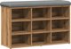 vidaXL Παπουτσοθήκη με Κάθισμα, Artisan Oak, 82x32x50 εκ.