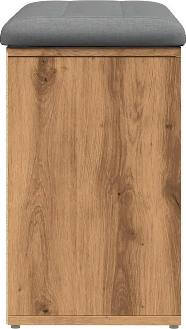 vidaXL Παπουτσοθήκη με Κάθισμα, Artisan Oak, 82x32x50 εκ.