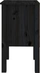 vidaXL vidaXL Szafki nocne, 2 szt, czarne, 40x35x61,5 cm, lite drewno sosnowe